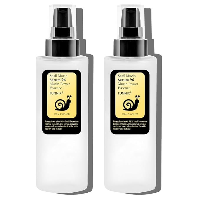 Snail Mucin Serum 96% 200ml, Hydrating Serum for Face with Snail Secretion Filtrate for Dull Skin, Skin care products for All Skin Types