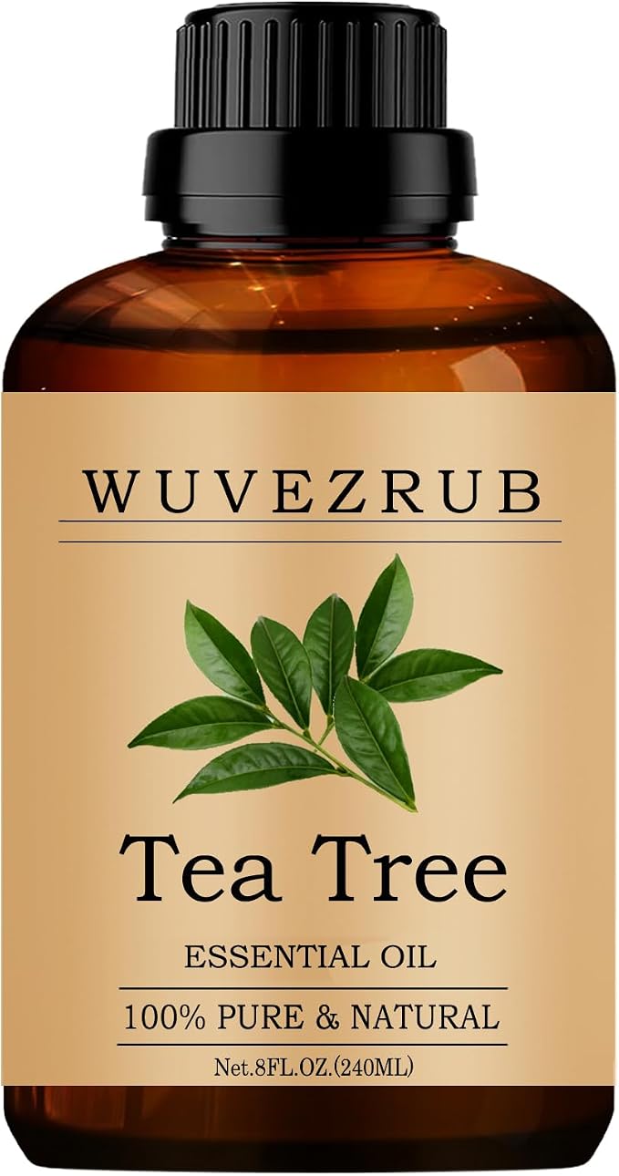 Tea Tree Essential Oils 240ML, Pure Tea Tree Essential Oil for Aromatherapy Diffuser - 8 Fl Oz