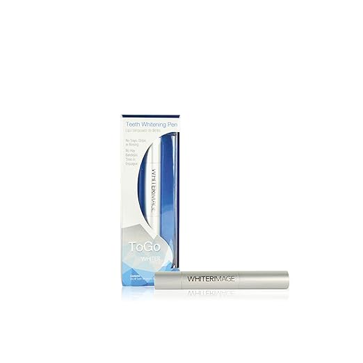 Whiter Image Togo Teeth Whitening Pen, Erases Stubborn Teeth Stains While Strengthening Enamel, Restorative Serum Gel That Reverses Enamel Damage from Bleaching