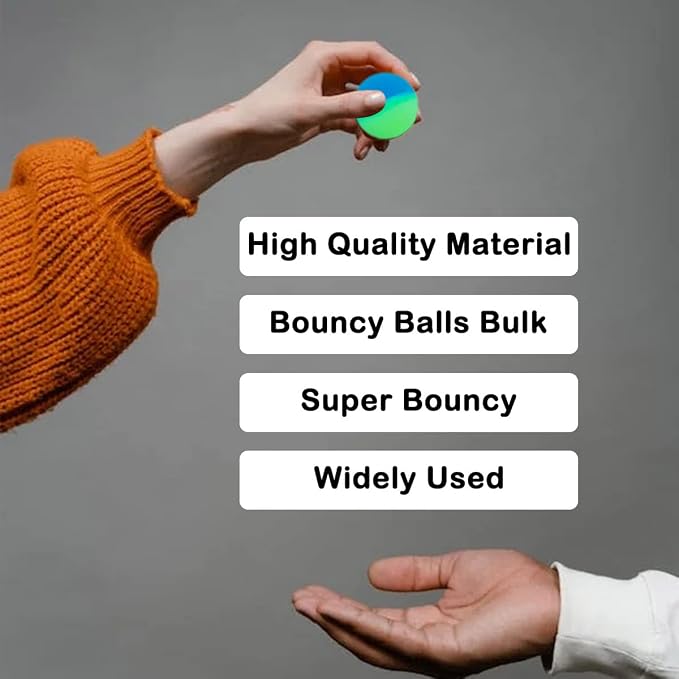 PET SHOW 20 Pack Cat Toys Bouncy Balls 1.2inch for Indoor Cats Kitten