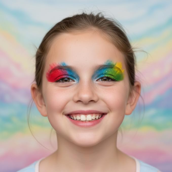 Barbie 35-Well Shadow Palette, Shimmery and Opaque Colors, Pigmented Blendable, 8 Application Brushes Ages 8+, Perfect for Parties, Sleepovers & Makeovers, By Townley Girl