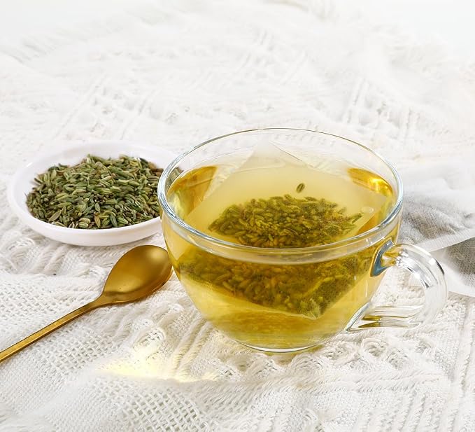 Premium Fennel Tea Bags, 80 Tea Bags. Made with Natural Whole Fennel Seeds, Caffeine Free & No Additives.