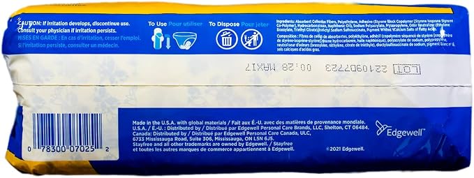 Stayfree Reg Maxi Pad 24ct