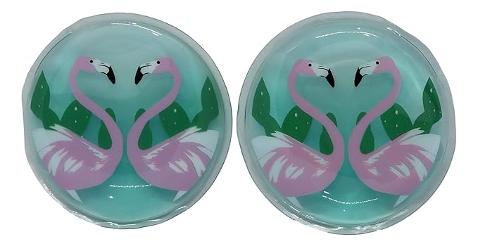 HOT & COLD EYE PADS (FLAMINGO)