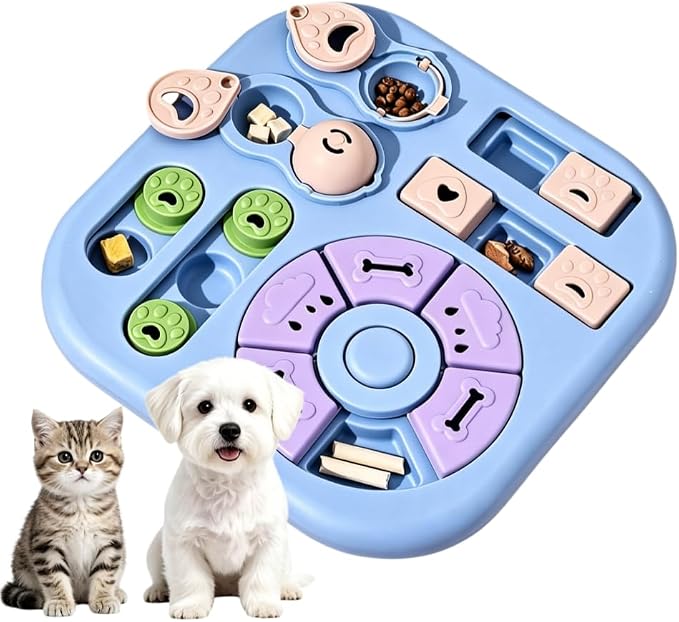 Interactive Cat Puzzle Toy, Maze Slow Feeder, 11.02in