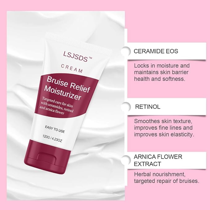 Bruise Cream with Vitamin K– Moisturizing & Firming Formula for Arms, Legs & Hands – Restores Fragile Skin with Anti-Wrinkle Benefits – 4.23 oz