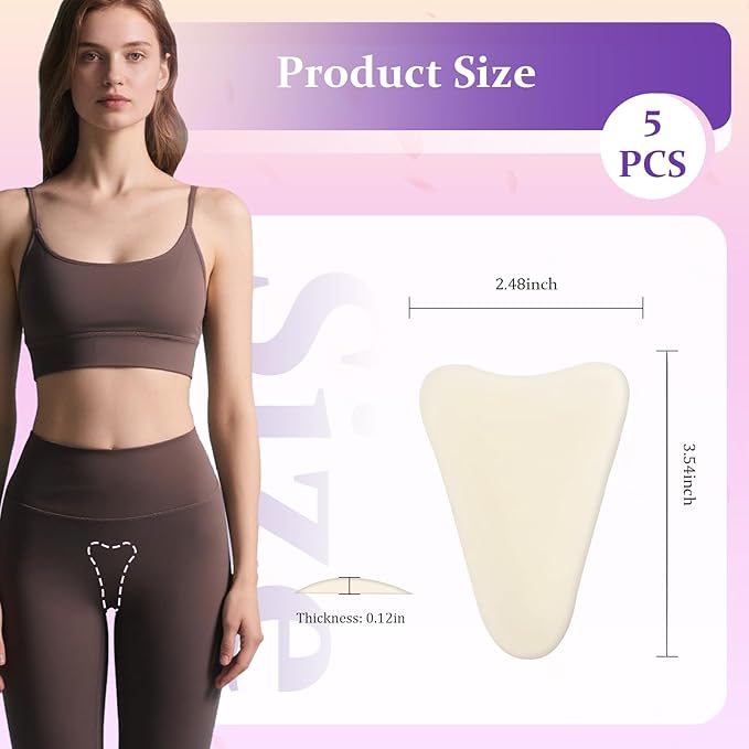 Camel Toe Concealer,Reusable Seamless Camel Toe Underwear,Invisible Frontal Wedgie Cover,Anti Cover Silicone Insert