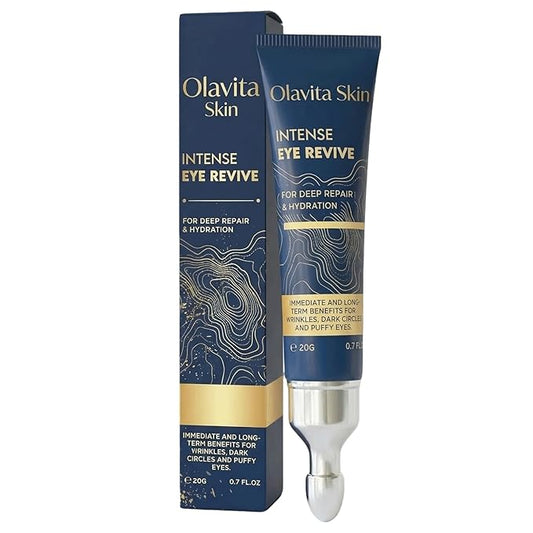 Olavita intense eye revive cream，Eye Repair Cream for Dark Circles & Puffiness，for Women and Men