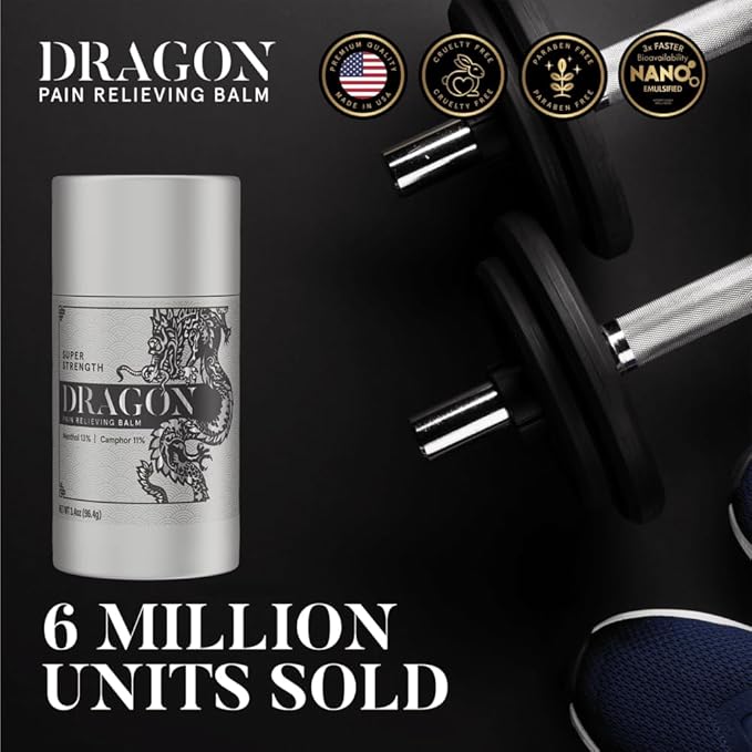 Dragon Balm 3.4oz Roll-Up Super Silver Strength