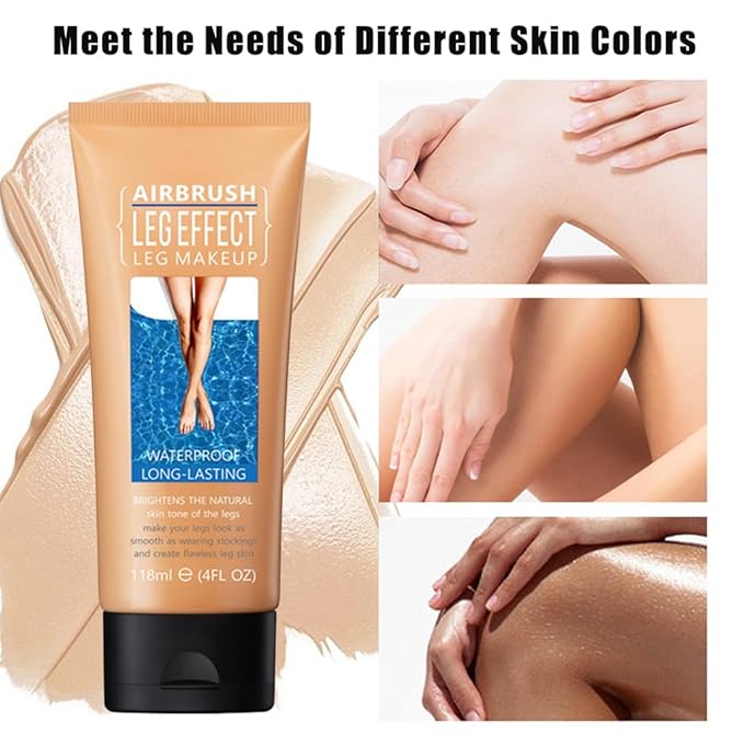 Leg Makeup Waterproof, No Transfer Body Concealer, Coverage for Vein, Scar, Tattoo (#01 Fairest Glow, 1Pc)
