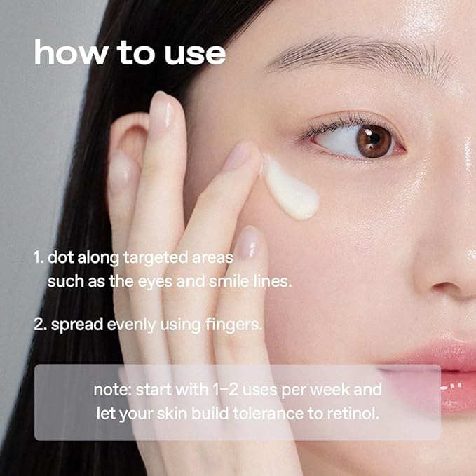 glow apple retinol eye cream | wrinkle‑improvement | rich ointment‑type with 0.1% pure retinol & 4th‑gen hpr | deep‑firming | antioxidant‑rich formula for revitalised radiance | 0.5 fl oz