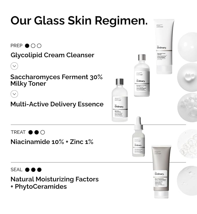 The Ordinary Glycolipid Cream Cleanser,Gentle Makeup Removal with Plant-Derived Glycolipid Agents,5.1 Fl Oz,(Pack of 2)