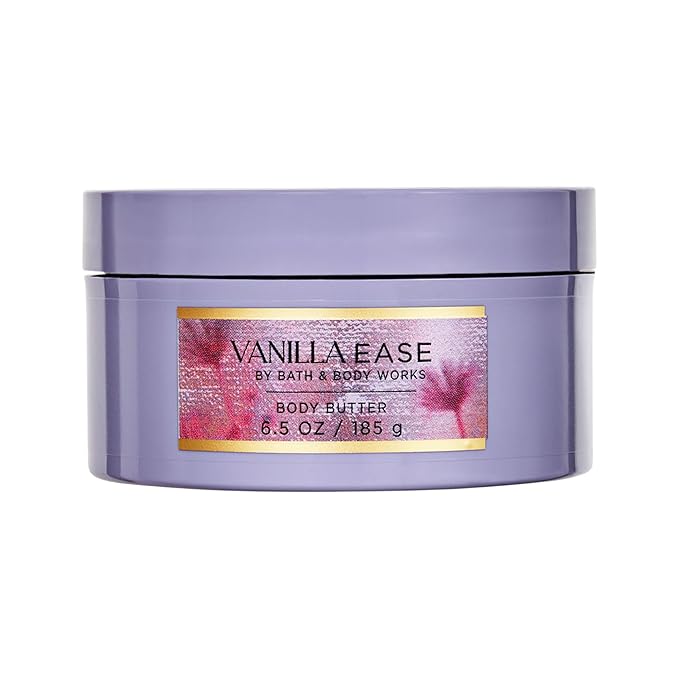 Bath & Body Works Whipped Body Butter For Women - 6.5 oz / 185 g (Vanilla Ease)