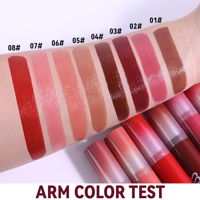 Dark Brown Honey Tinted Lip Stain Lip Balm Lip Gloss Lipstick, Sheer Hydrating Lip Stains Tint, Moisturizing Lip Color for All Skin Tones, Nourishing Lip Balm with a Hint of Natural Black Cherry