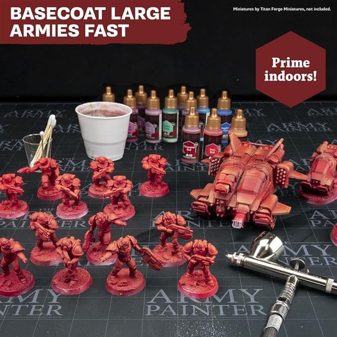 The Army Painter, Airbrush Primary Bundle Blue, 2 Colour Air Triads with 6 x 18 ml Pre-thinned Acrylic Airbrush Paints - Air Brush Miniature Paint for D&D & Warhammer Miniatures