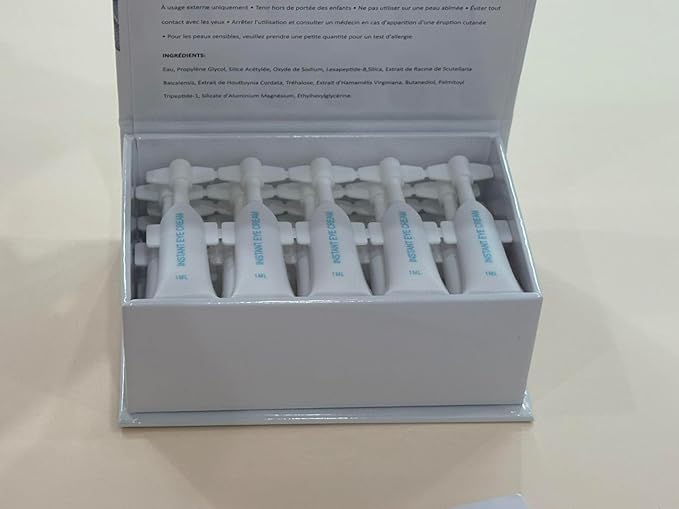 New 2026, Roliac's INSTANT Eyes & Face lift Wrinkle remover Cream, instant results, 25 LARGE 1 ml. (0.34 onces) per Viales, No white residue, Guaranteed results, Anti-aging solution, Last all day.