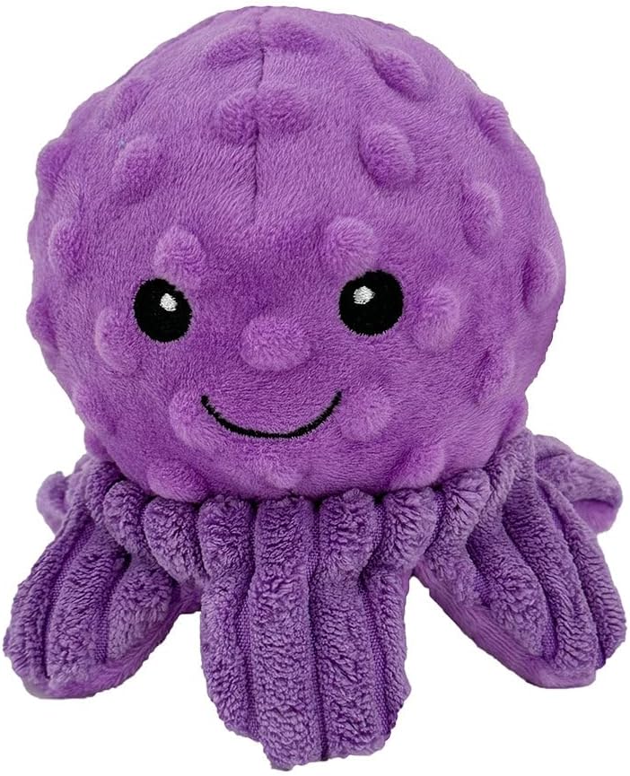 Pet Lou Octopus EZ Squeaky Ball, Set of 2, 4-inch Width