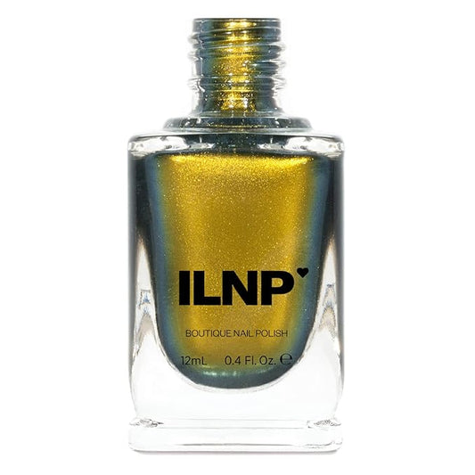 ILNP Bishop - Gold, Olive Green, Greyish Blue Ultra Chrome Nail Polish