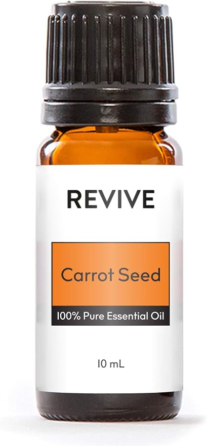 Carrot Seed Essential Oil by Revive Essential Oils - 100% Pure Therapeutic Grade, for Diffuser, Humidifier, Massage, Aromatherapy, Skin & Hair Care