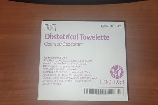 PDI Obstetrical Towelettes, Box of 100