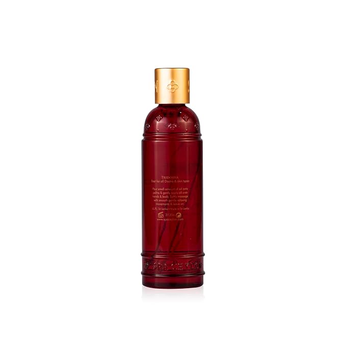 SPA CEYLON Love Sensual Massage Oil – Luxurious Natural Body Oil with Ylang Ylang, Neroli & Ceylon Cardamom – Romantic Couples Massage Oil with Virgin Coconut & Sweet Almond – 100ml