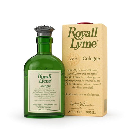 ROYALL LYME, Men's Heritage Cologne, Inspired by Bermuda – 2 Fl oz Splash