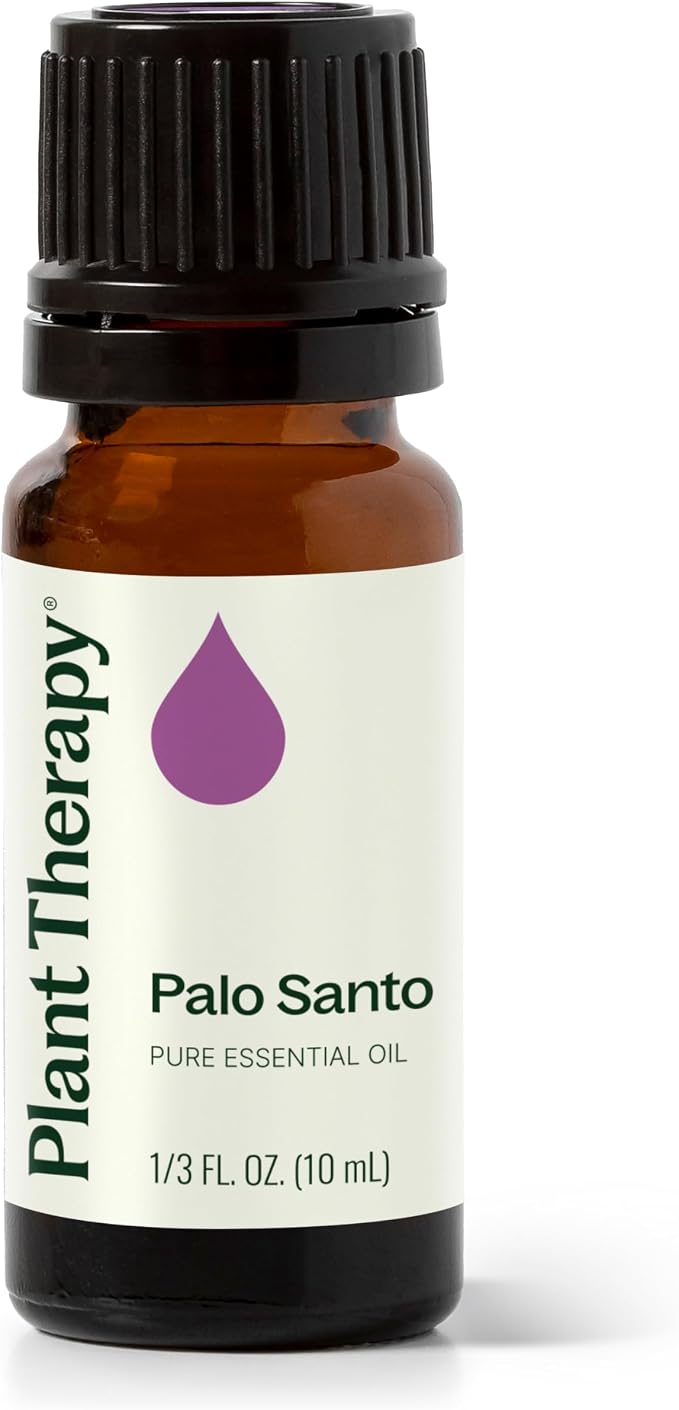Plant Therapy Palo Santo Essential Oil 10 mL (1/3 oz), 100% Pure, Undiluted, for Aromatherapy, Stress Relief and Meditation