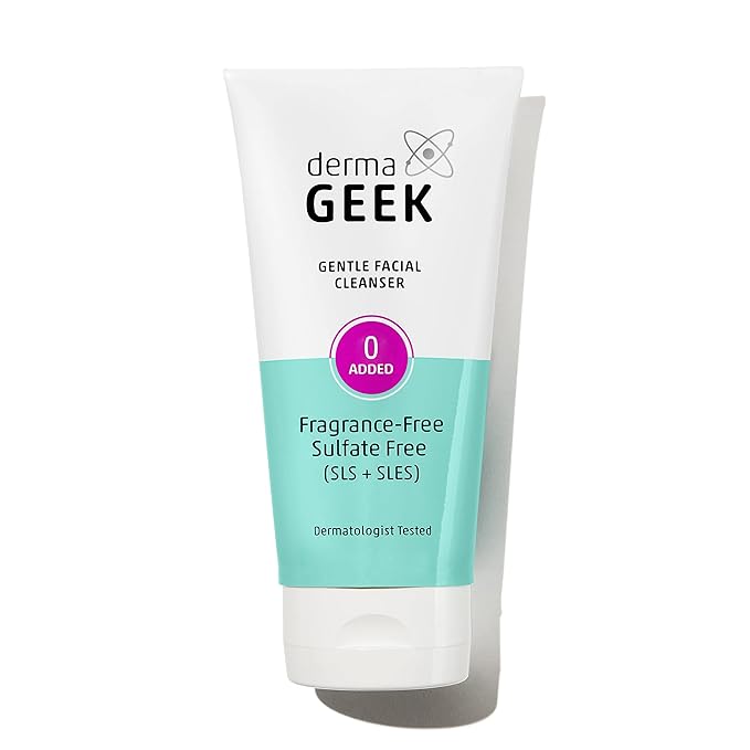 dermaGEEK Gentle Facial Cleanser, 5.0 fl oz
