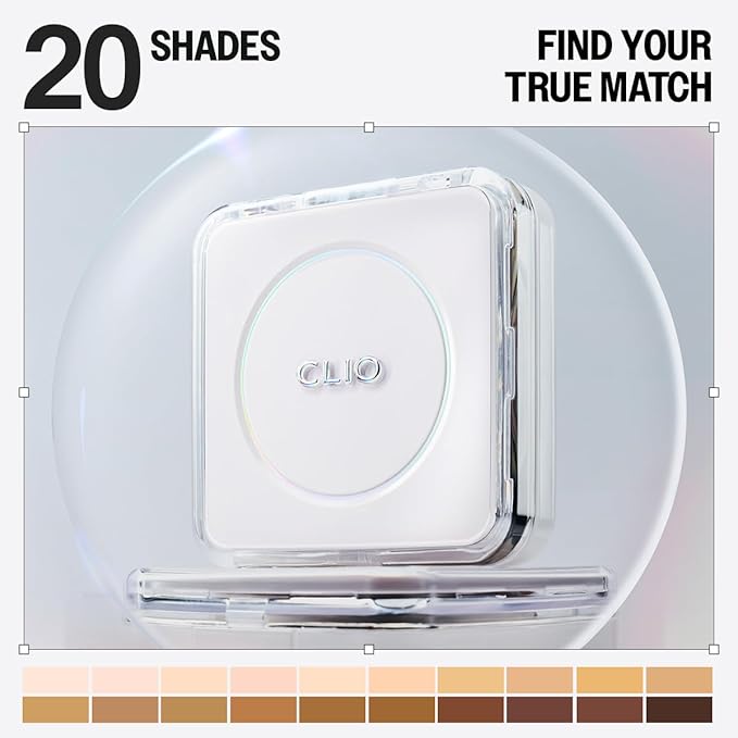 CLIO Kill Cover Founwear Cushion The Original – 20 Shades, Buildable Light to Medium Coverage, Natural Finish, Korean Makeup Foundation, Long-Lasting Skin Fit, 21N Linen