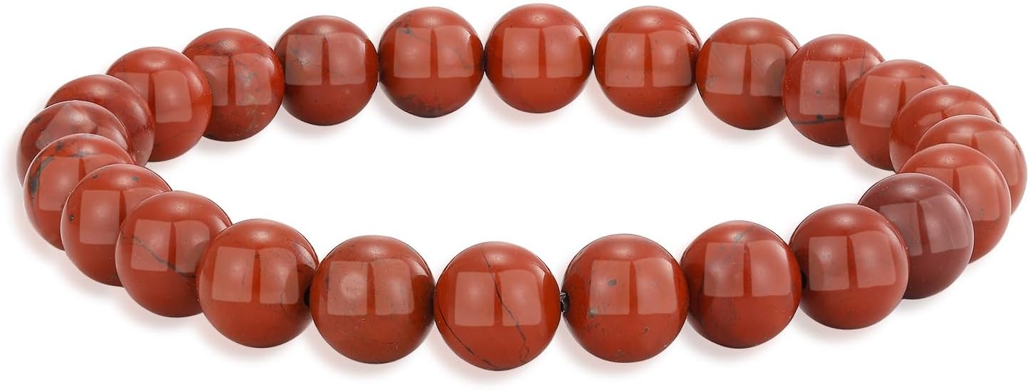 Crystal Vibe 8mm Beaded Bracelets For Women Men - Healing Crystal Bracelet - Adjustable Size