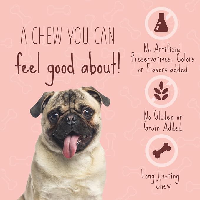 Better Belly Proteins Roll Highly Digestible Dog Treats, 6 Count | With Real Venison, Long-Lasting Digestible Chew, No Grain Added, No Artificial Colors Or Flavors, For Adult Dogs