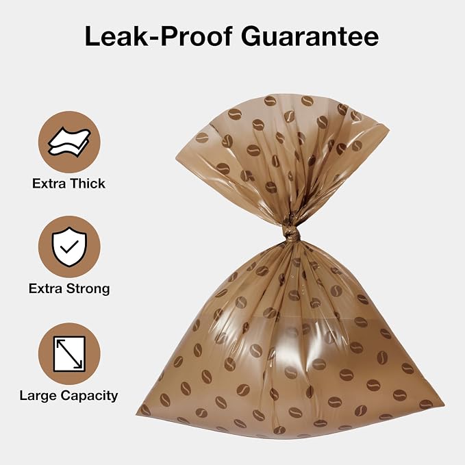 VETRESKA Dog Poop Bags, 540 Count Coffee Scented Waste Bags | Leak Proof, Extra Thick, 9" x 13" Large Dog Pet Bags for Dogs and Cats - (36 Rolls)