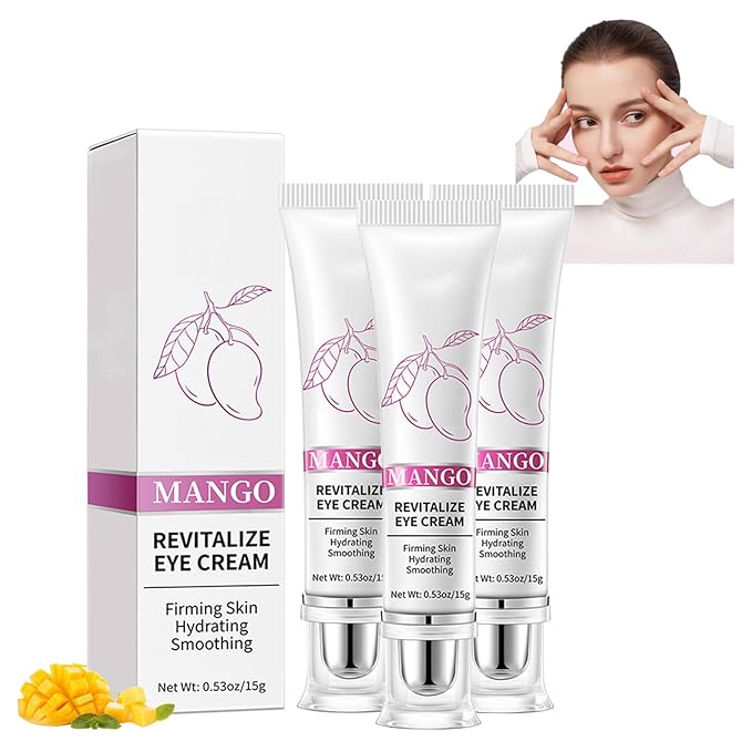 Eyelift Serum - Mango Revitalize Eye Cream, Eyelift Serum Mango Revitalize Eye Care Cream, Removes 99% Of Eye Bags & Dark Circles Mango Revitalize Firming Eye Cream (3 Pcs)