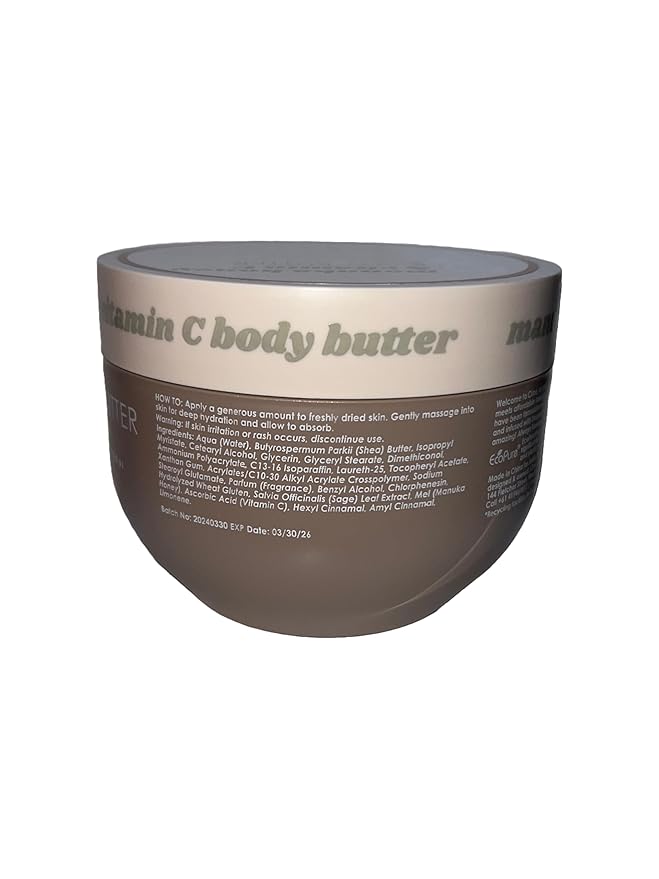 Ciroa Manuka Honey & Vitamin C Body Butter Glow 15.8 oz