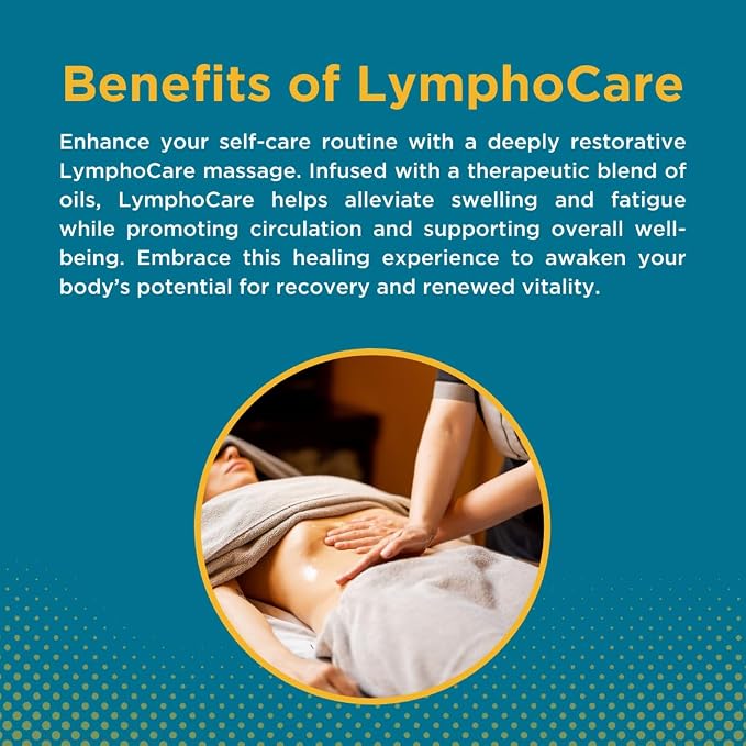 Baar LymphoCare Massage Oil with Olive, Rose Hip & Castor, 8 Oz
