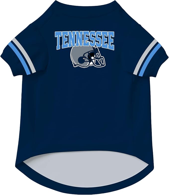 Tennessee Dog Clothes Personalized Pet Jersey T-Shirt Custom Name Number