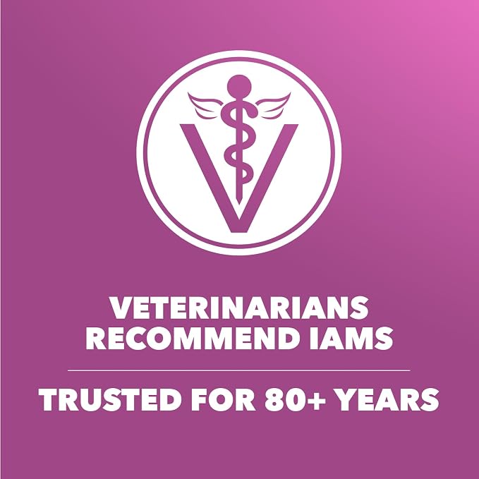 IAMS Proactive Health Healthy Aging Dry Dog Food, Chicken, 38.5 lb | Veterinarian-recommended, DHA Gold for mental & visual sharpness, Vitamin E & Beta Carotene, real chicken #1 ingredient