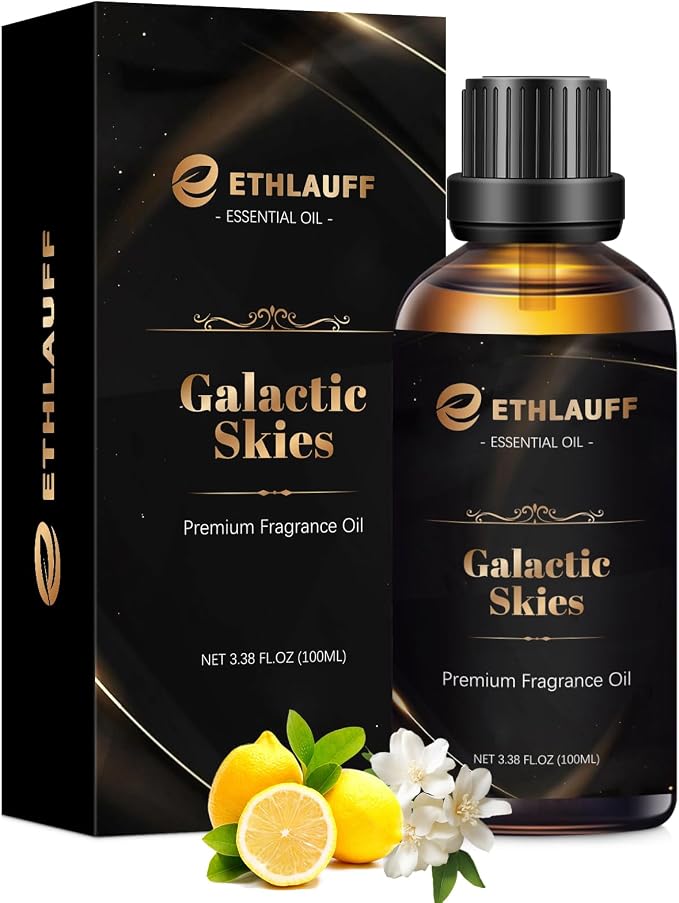 Mens Cologne Fragrance Oil 3.38FL.OZ - Galactic Skies Scented Oil for Candle Scents for Candle Making, Soap Making Scents, Diffuser Oils Scents