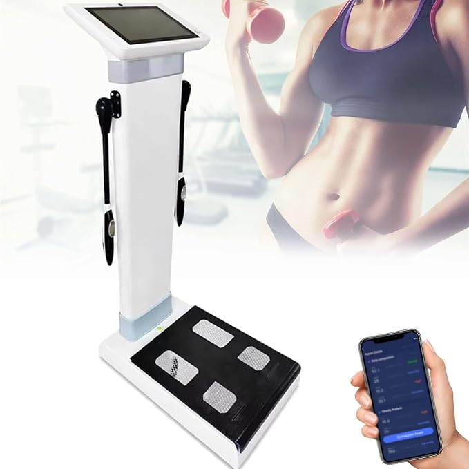 10.1 inch HD Touch Bioimpedance Analysis Machine Ultrasonic Height Test Body Composition Weight Control Fat Analyzer Health Ma