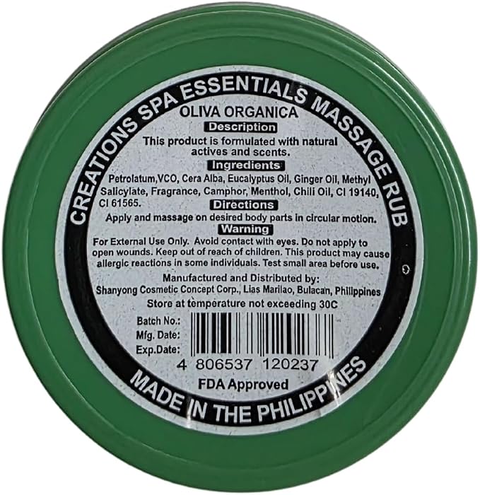 Massage Rub, Oliva Organica, 50g (1)
