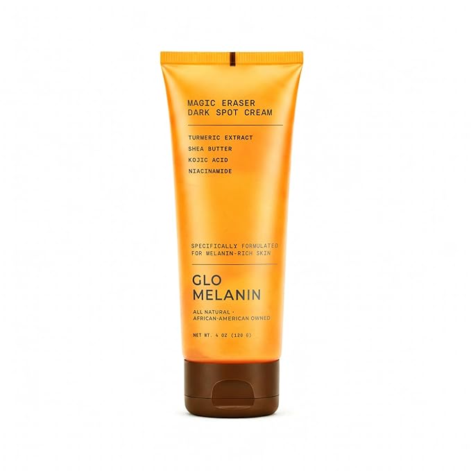 Glo Melanin Magic Eraser Dark Spot Cream for Face, Body & Sensitive Areas - inner thighs remover Made in USA - Faded Cream for Black Spots 1.7 Oz