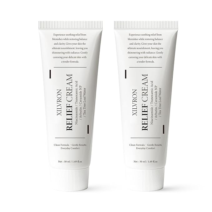 2 PCS Barrier Cream with Niacinamide, Arbutin & Tranexamic Acid, Korean Skin Care Moisturizer for Soothing Repairing & Blemish Care, Vegan & Gentle Formula for All Skin Types, 1.69 Fl Oz*2