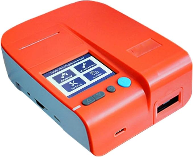 Pet Dog Progesterone Analysis Tester, Canine Progesterone Analyzer wirh 100 Reagent Card, Portable Dog Breeding Equipment, Master The Best Mating Time for Bitches.