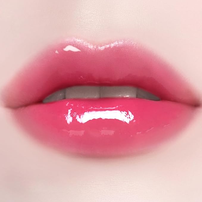 DINTO (Peter & Wendy Collection Deep-Kissed Plumping Lip Enamel - Glitter Lip Gloss, High Shine, Cooling Plumping, Long-Lasting, Vegan & Cruelty-Free (160 Euphoric Bell, 4ml)