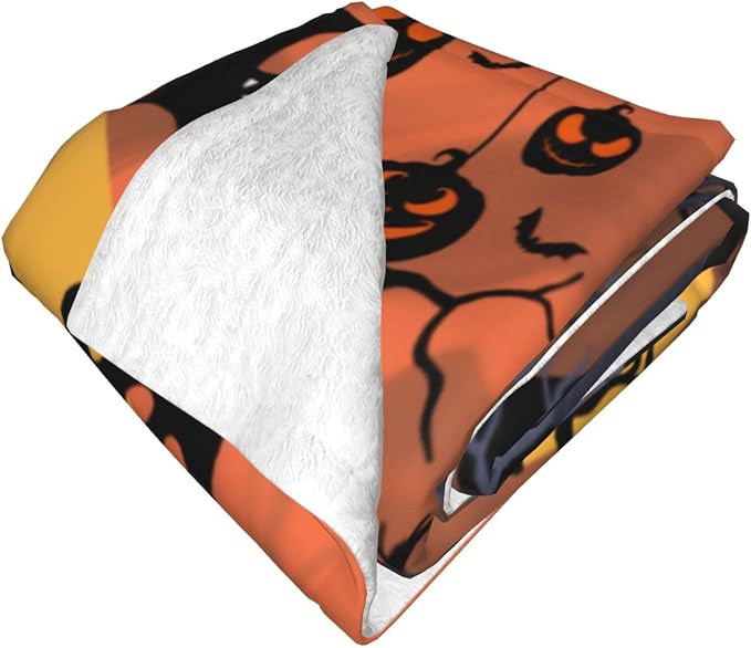 Cute Halloween Blankets for Kids/Adults, Spooky Blanket for Boy/Girls/Toddler, Throw Blanket for Couch 40"x 60"