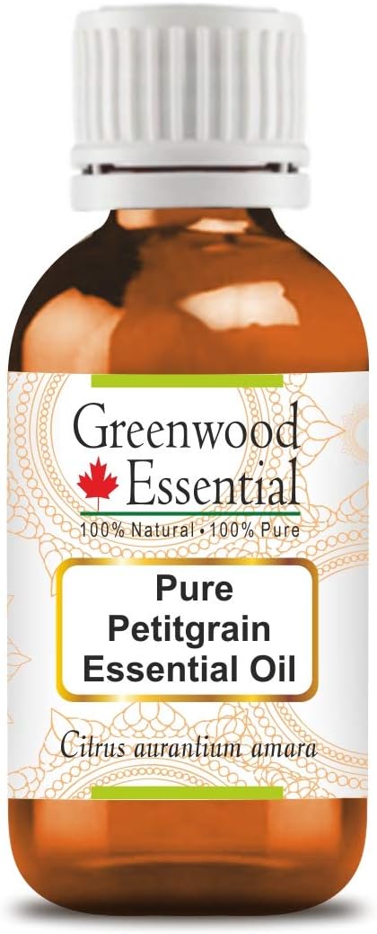 Greenwood Essential Pure Petitgrain Essential Oil (Citrus aurantium Amara) Steam Distilled 5ml (0.16 oz)