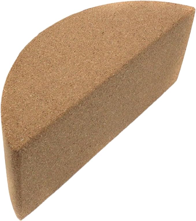 VOSAREA Cork Yoga Block High Density Yoga Brick for Balance Stretching Pilates Hot Meditation Non Slip Support for Core Workouts 9.44 X 3.93 X 3.34 in 1 Pack