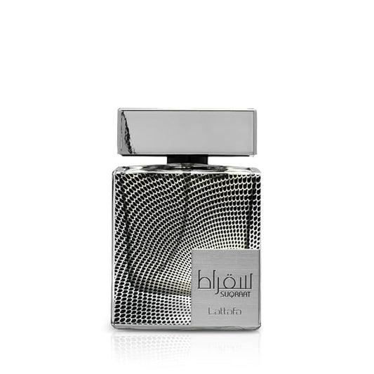 Lattafa Suqraat - Fresh, Spicy, Aromatic, Woody - Eau de Parfum Long-Lasting Fragrance for Men, 3.4 Ounce / 100 ml
