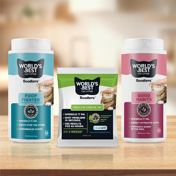 World's Best Cat Litter Boosters Good Habits Additive, 18 oz Canister