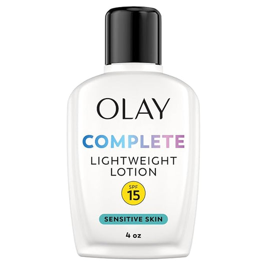 Olay Complete All Day Moisturizer SPF 15, Sensitive 4 oz (Pack of 3)